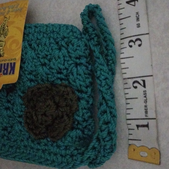 Krishna crocheted wristlet. - Picture 8 of 8